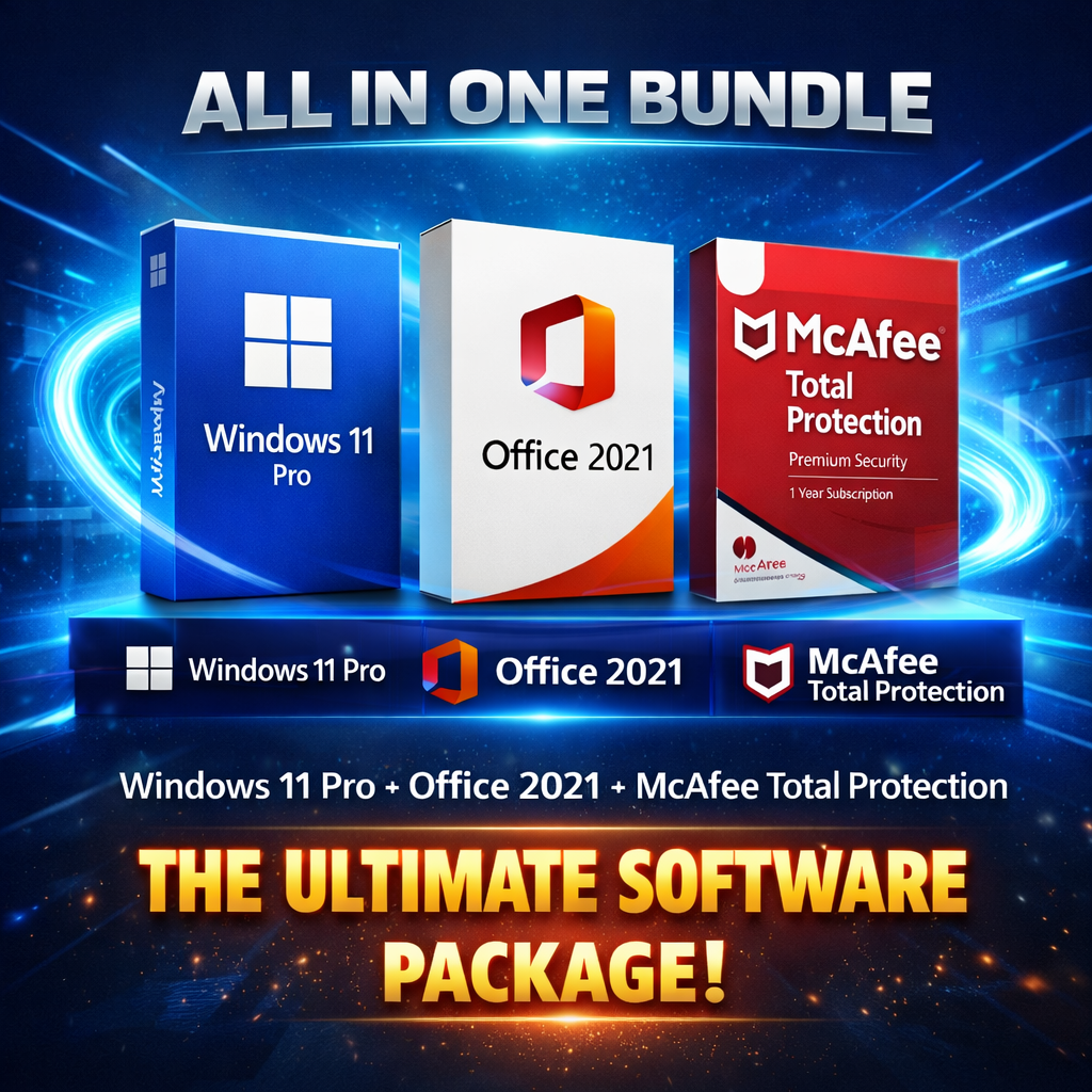 ChatGPT Image Feb 10, 2026, 01_52_41 PM Windows 11 Pro + Office 2021 + McAfee Total Protection – All-in-One Bundle 2025 - Image 1