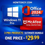 Office 2024 & Windows 11 Pro Lifetime + McAfee Total Protection 10 Years | Ultimate Security Bundle