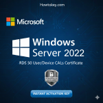 Windows Server 2022 Remote Desktop Services (RDS) – 50 CALs Certificate